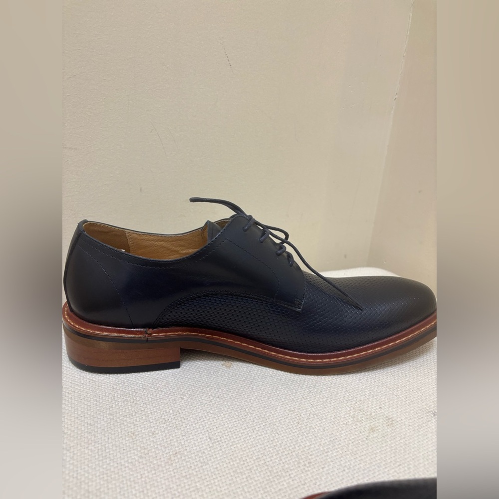 Ritizen Shoes Mens Size 8.5 Blue Leather Lace Up Oxford *NWOT* never worn! - Picture 14 of 16